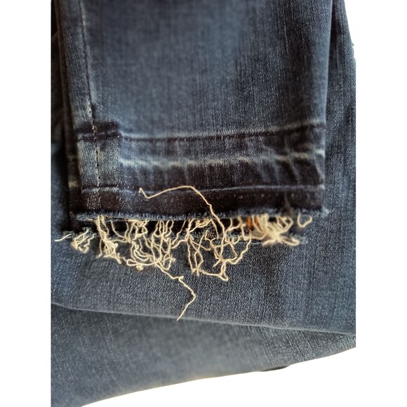 Spanx Jegging XL Ankle Skinny Distressed Blue Pull-On Stretch Denim Jeans 20203R - Picture 4 of 7